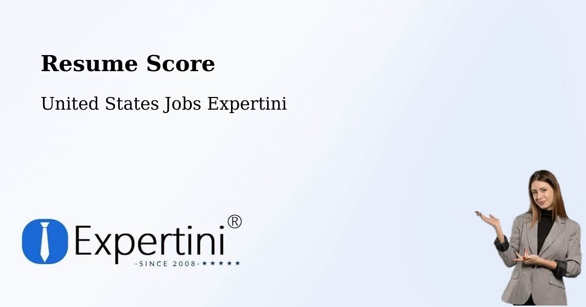 Resume Score & Job Description Match Tool – Kingman - United States Jobs Expertini